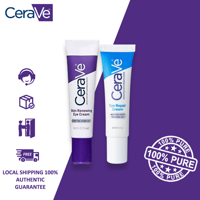 CeraVe Eye Repair/Skin Renewing Eye Cream 14.2g For Dark Circles And