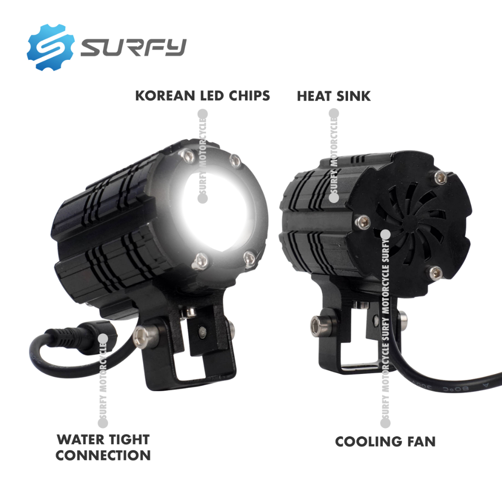 Firefly Mini Driving Light V6 4Wires High and Low Beam White and Yellow ...