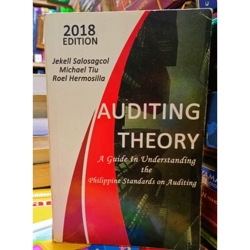 AUDITING THEORY 2018 ED BY SALOSAGCOL ( PRELOVED) | Shopee Philippines