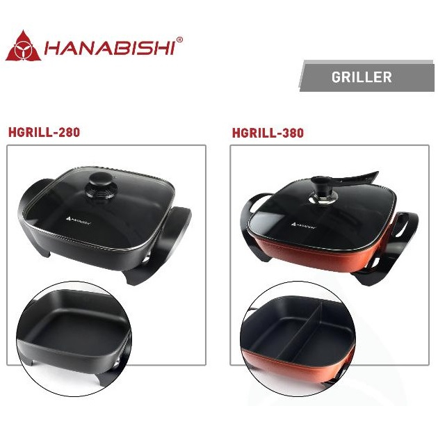 Hanabishi Electric Griller HGRILL280/HGRILL380 Shopee Philippines