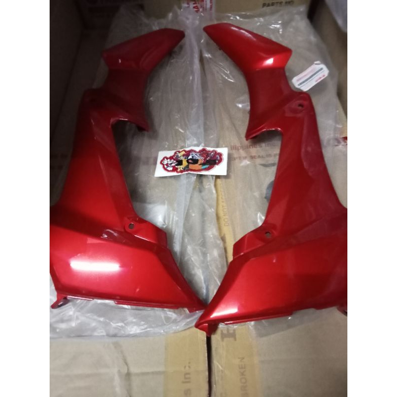 Legshield Set Red Smash115 Left Right | Shopee Philippines