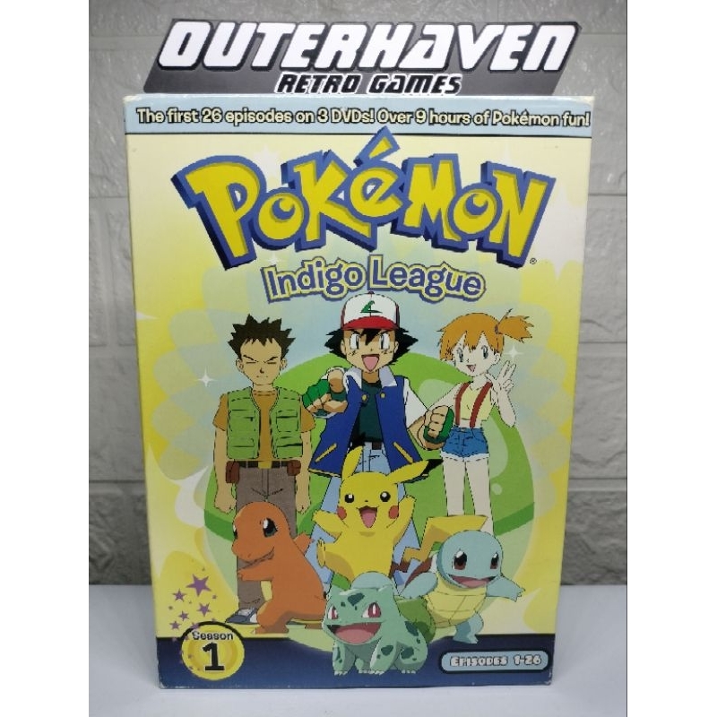 Original Dvd Pokemon Indigo League Season 1 Dvd Collectors Box Set Shopee Philippines 1839