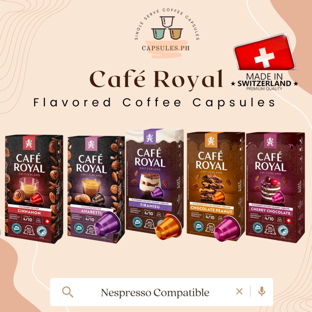 Cafe royal coffee outlet pods