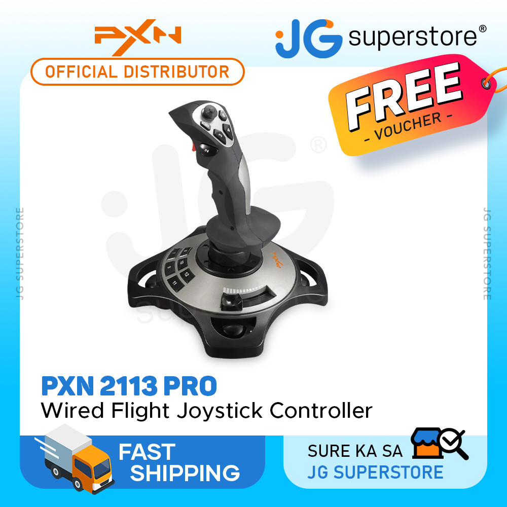 Pxn-2113 gaming joystick flight simulator gamepad controller