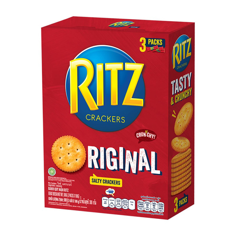 Ritz Crackers, Original (3 pack x 100g) | Shopee Philippines