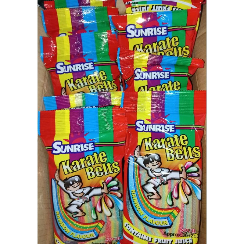 SUNRISE karate belt sour gummy Shopee Philippines