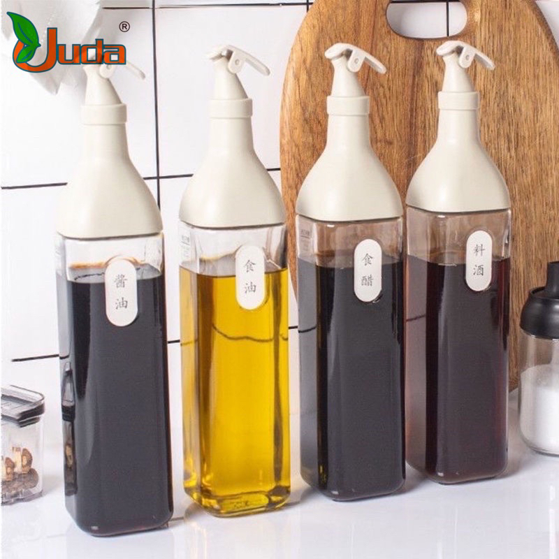 Glass oil Pot Leak-Proof Seasoning Oil Bottle Soy Sauce Vinegar Sesame ...