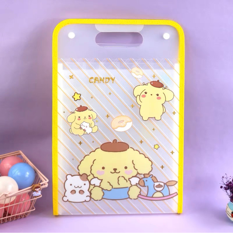 Sanrio file organizer bag test paper folder multi-layer student storage ...