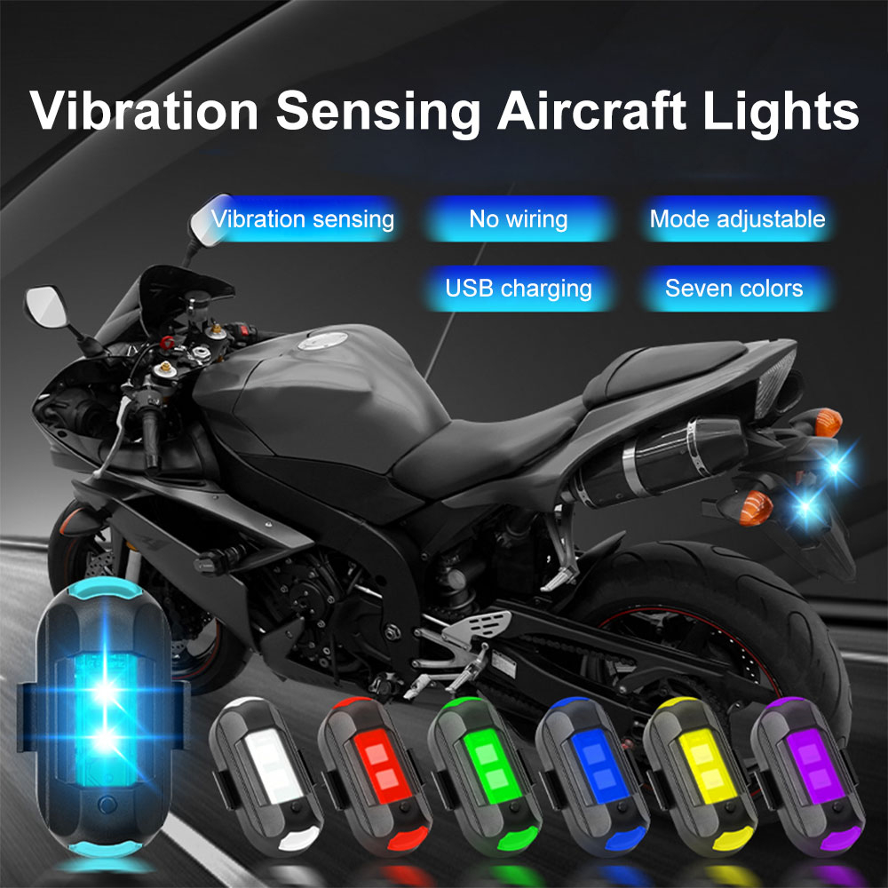 1PCS 7Color Motorcycle Lights RC Drone LED Flash Position Wireless ...