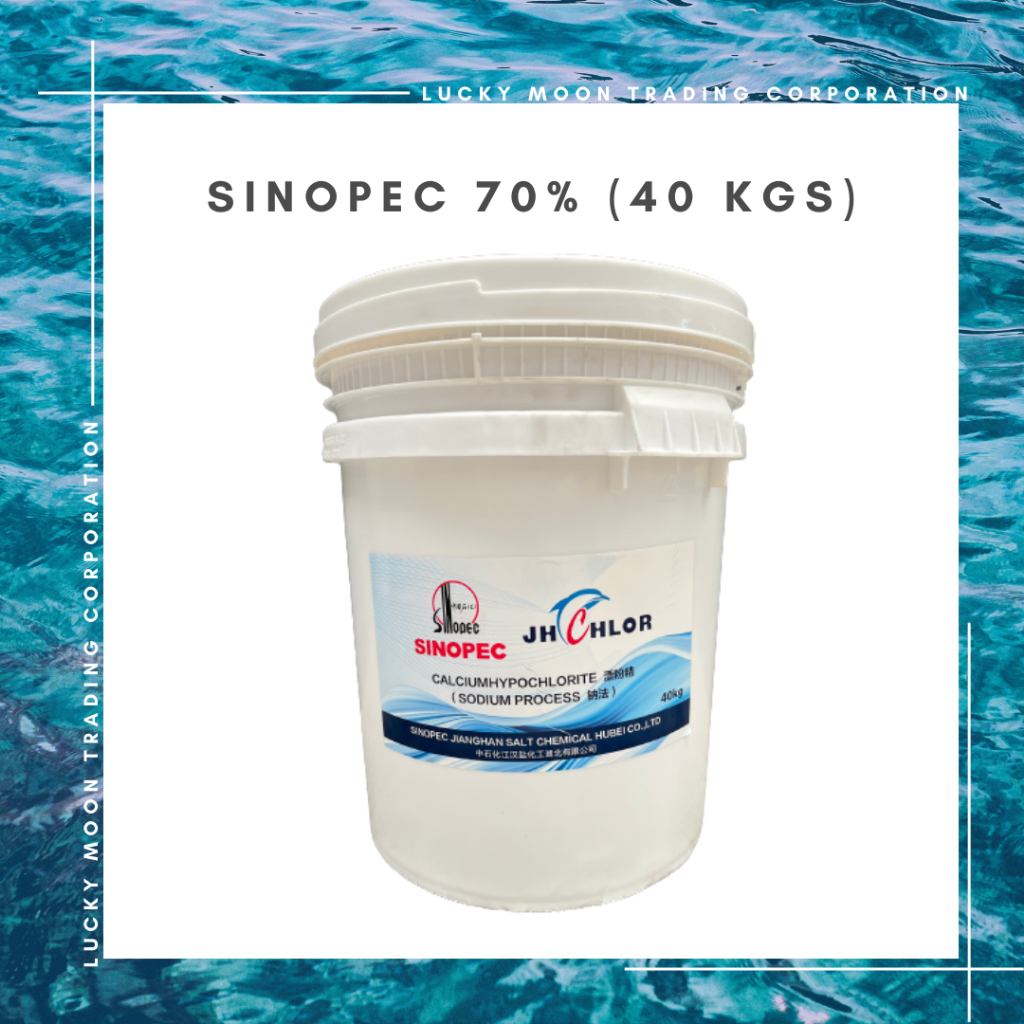 LMTC Swimming Pool Supplies SINOPEC JHCHLOR Chlorine (70) (40 Kilos