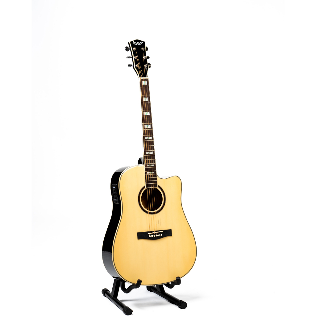 Sqoe ED29 41’ Inches Acoustic Guitar with Builtin Fishman Pickup