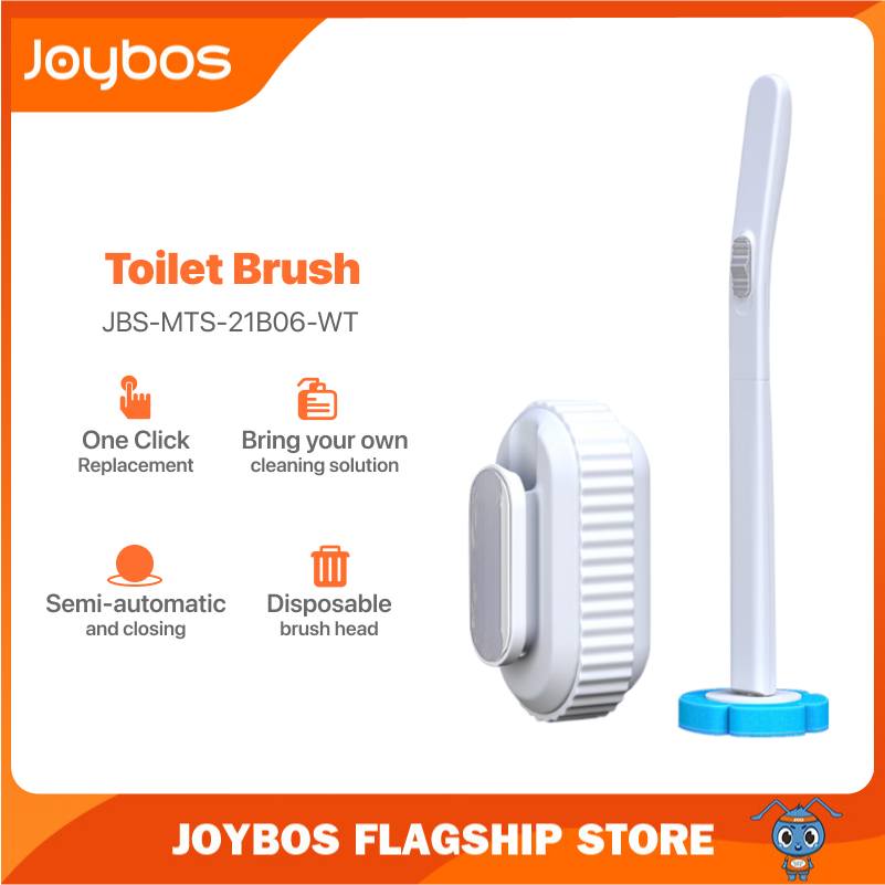 Joybos Disposable Toilet Brush Set Bathroom WallMounted Closestool Cleaning Tools With Free