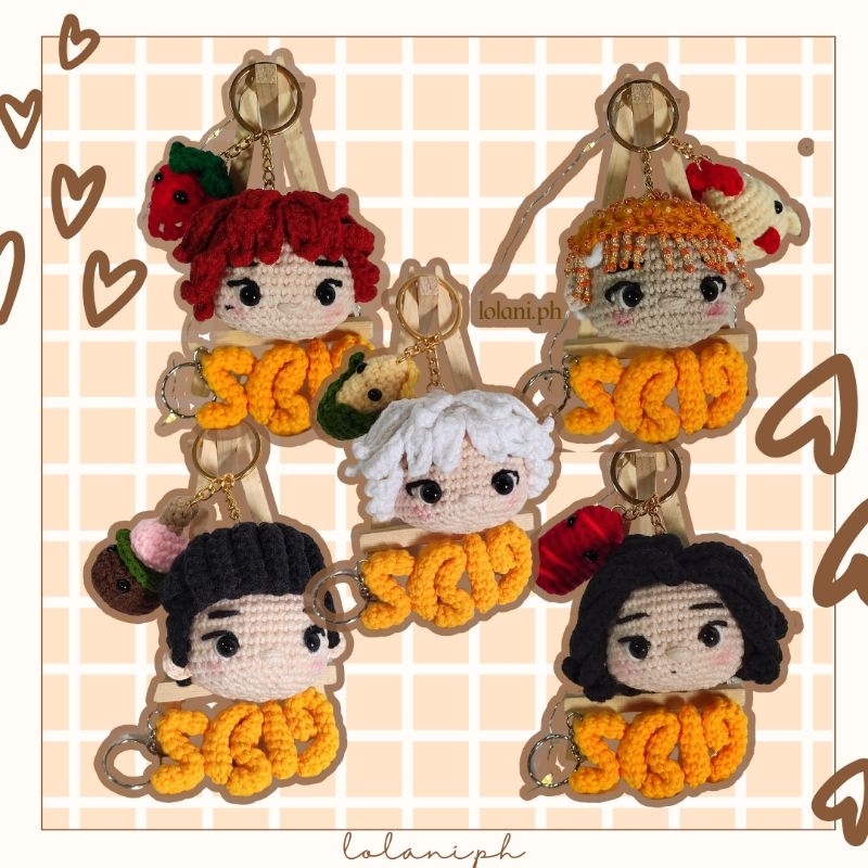 SB19 Set Crochet Keychain (Not real price-Read Below) | Shopee Philippines