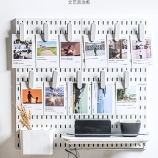 Wall Shelf Pegboard Switch Rack Kit Hole Board for Wall Home Decor ...