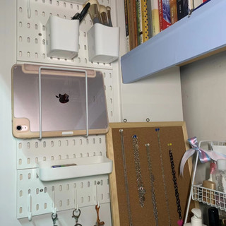 Wall Shelf Pegboard Switch Rack Kit Hole Board for Wall Home Decor ...