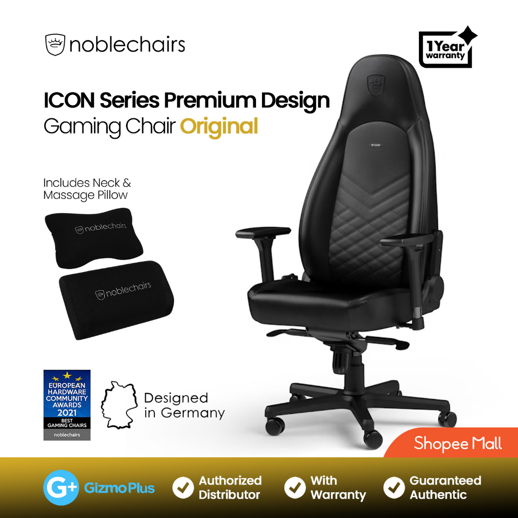 Noblechairs Icon Series Synthetic / Premium Leather Gaming Chair or