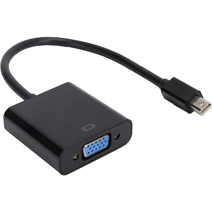 Mini DP DisplayPort to VGA Video Converter Adapter Cable monitor