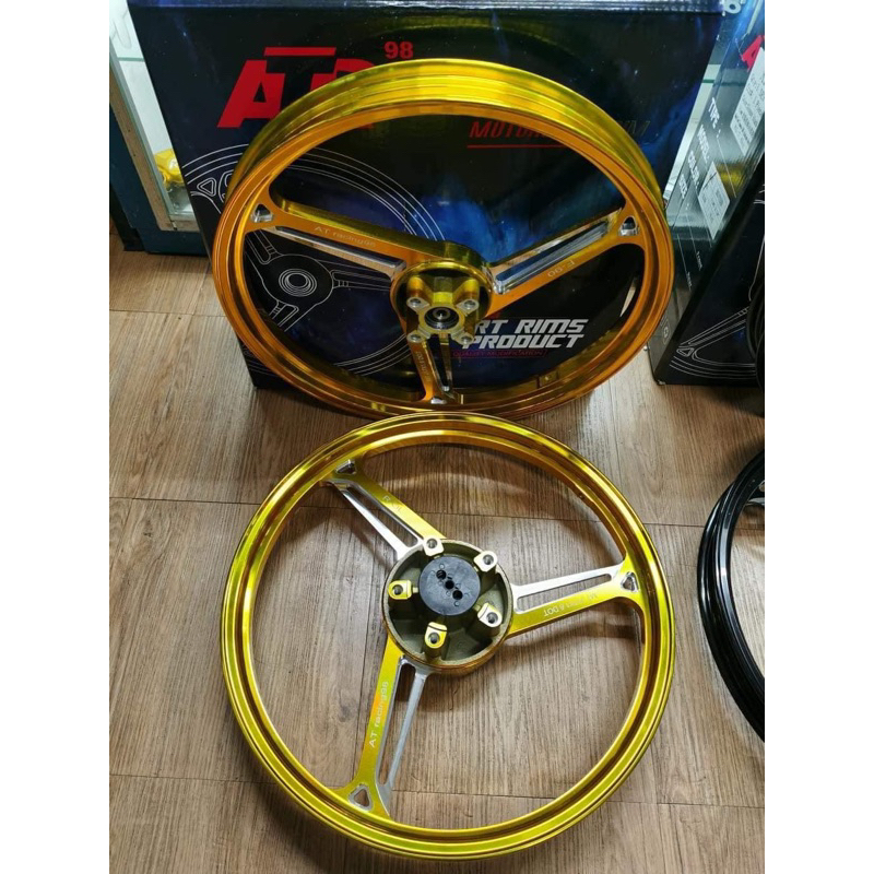 ATR 3 SPOKES ALLOY MAGS WHEEL SET FOR SNIPER 150 / 155 VVA | Shopee ...