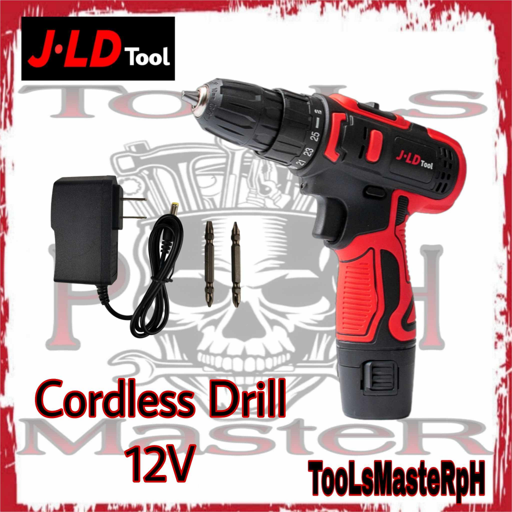 JLD Tools 12V Lithium-Ion Cordless Drill 12V-1A | Shopee Philippines