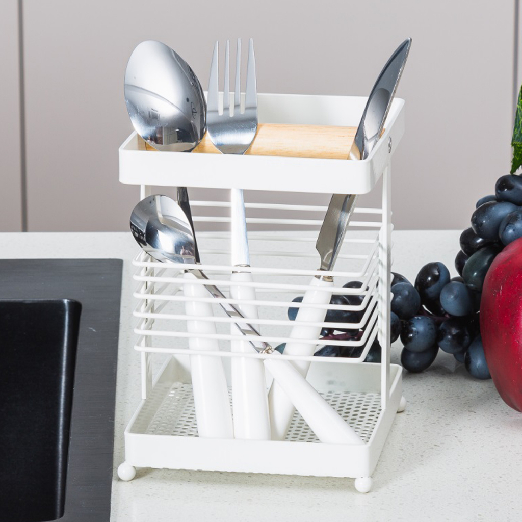 CASSIE Steel Holder Cutlery Organizer Utensil Rack Steel Storage for ...