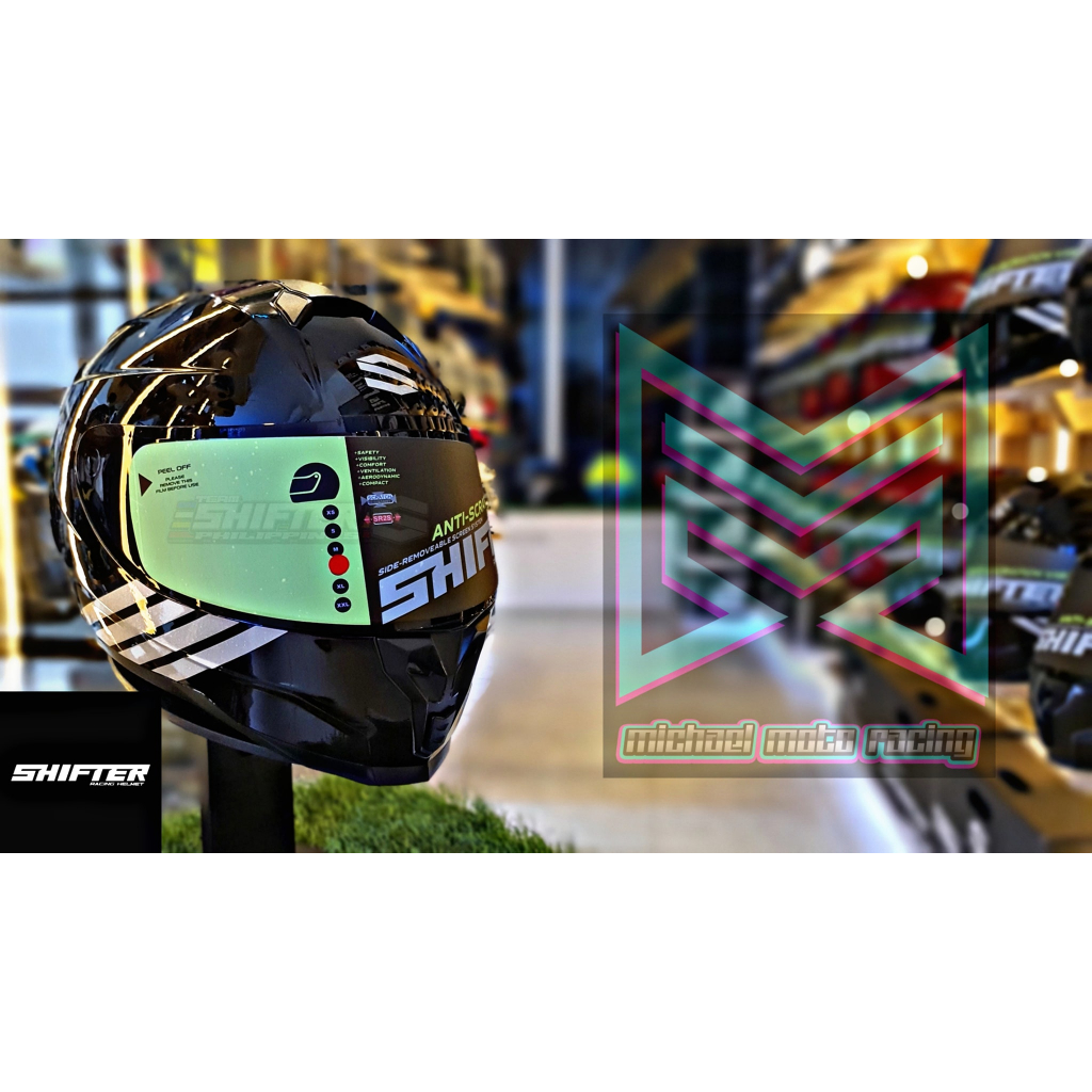 SHIFTER HELMET MONO GLOSS BLACK (LARGE) Shopee Philippines