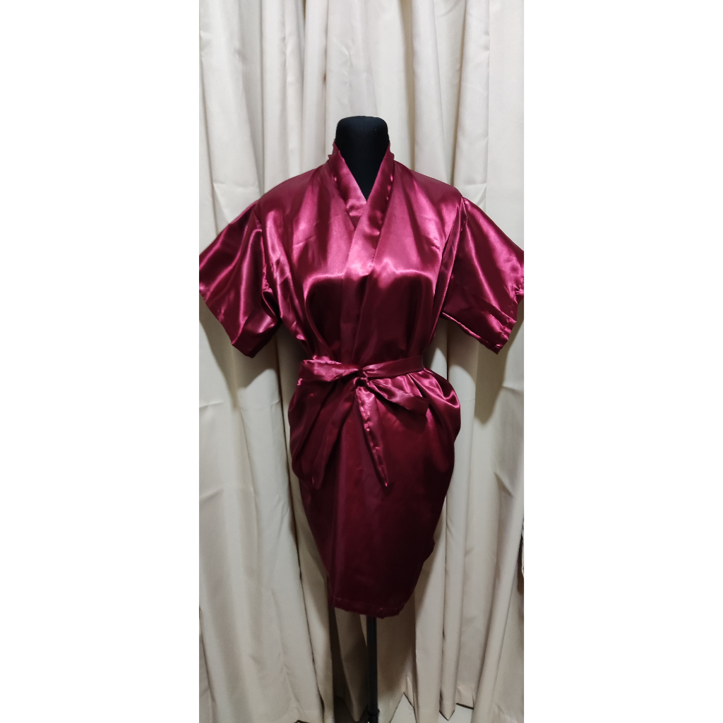 MB Satin Silk wedding Robe for bridesmaids Bridal Robe bridesmaids robe