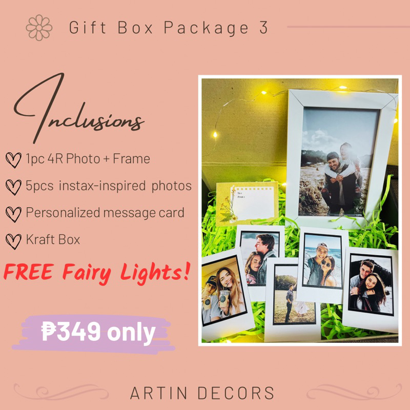 Customized Gift Instax Photo / Photo Gift Box / Anniversary Gift ...
