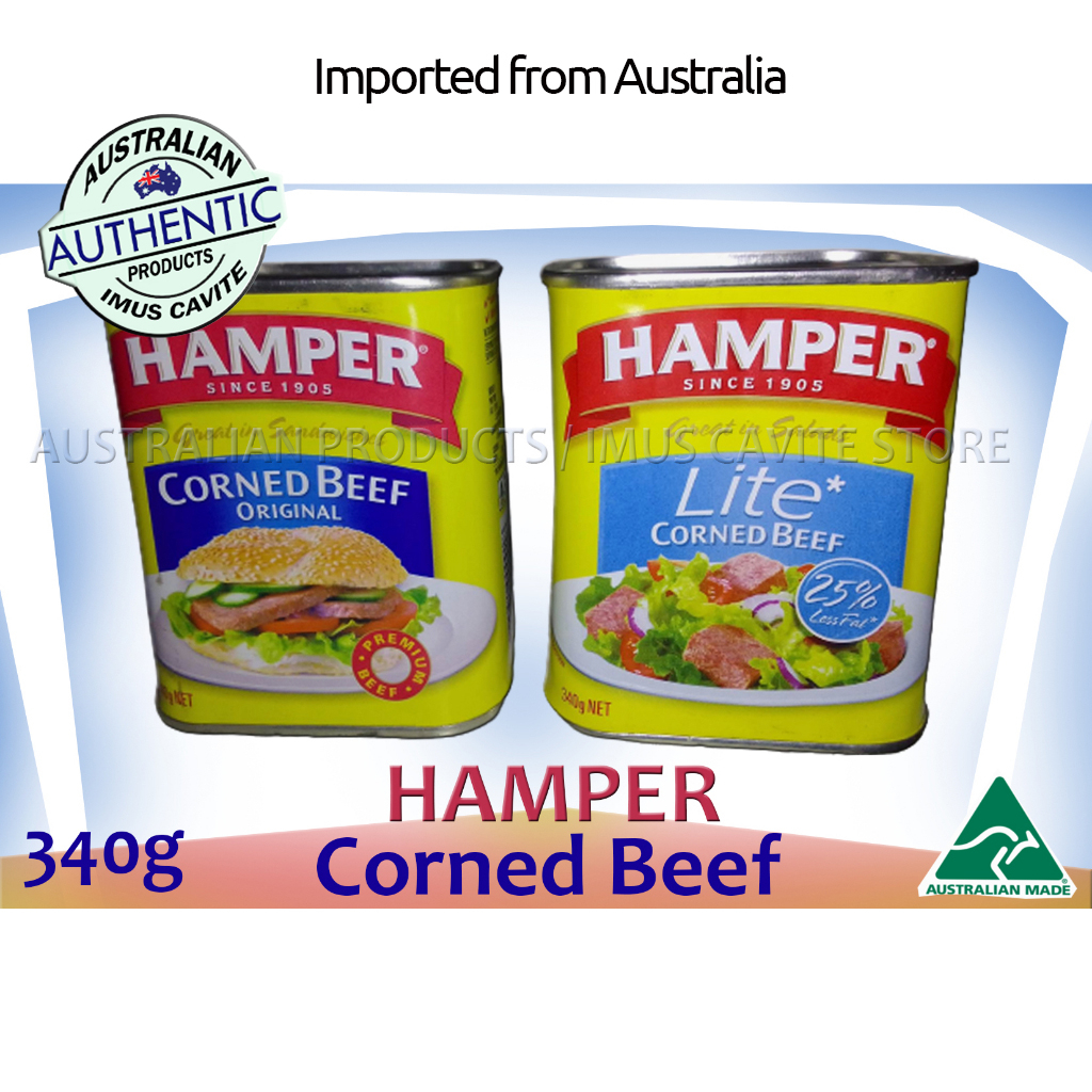 HAMPER Corned Beef 340g AUSTRALIAN MADE ORIGINAL Shopee Philippines