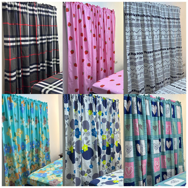 Non Ring Curtain Canadian Cotton Cloth | Shopee Philippines