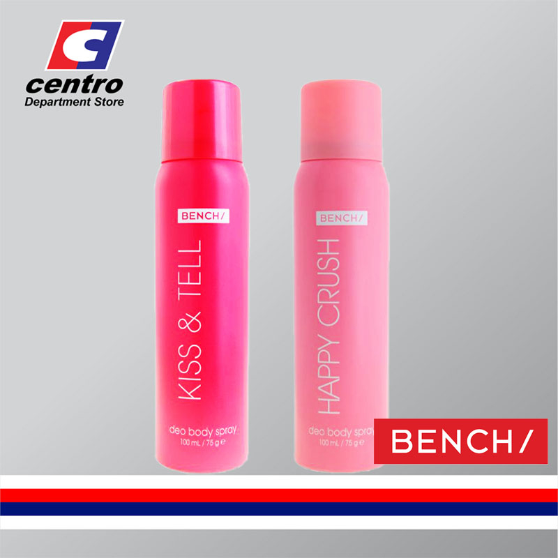 Bench Pink Deo Body Spray 100ml (Kiss & Tell/Happy Crush