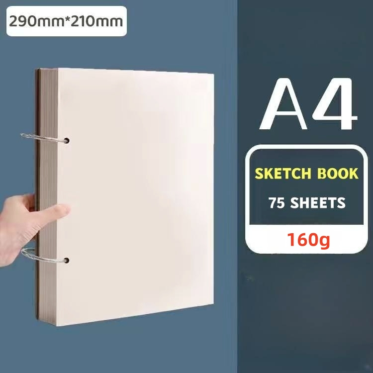 Looseleaf Sketchbook A4/8K Watercolor/Sketch/Marker Drawing Paper 160G