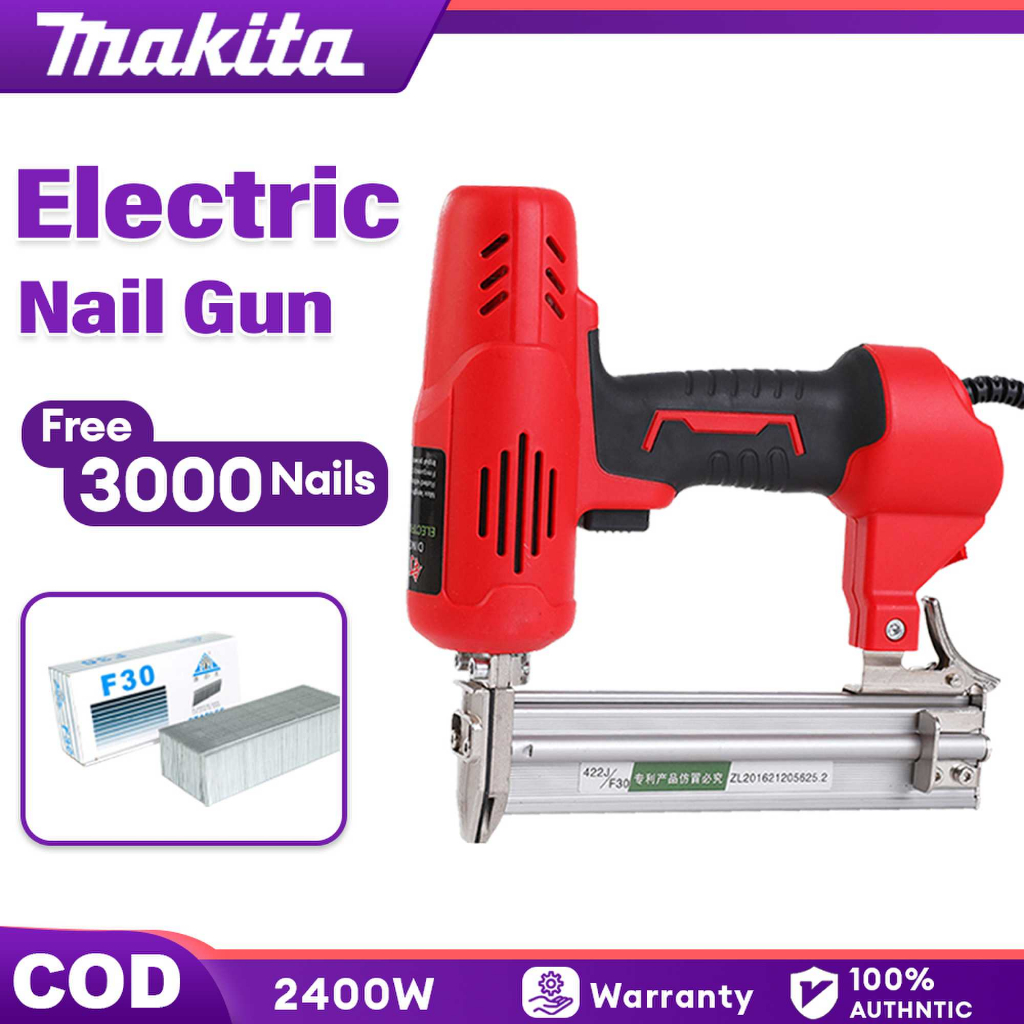 2400W Electric Nail Gun/Electric Nail Gun Tacker Heavy Duty/Woodworking