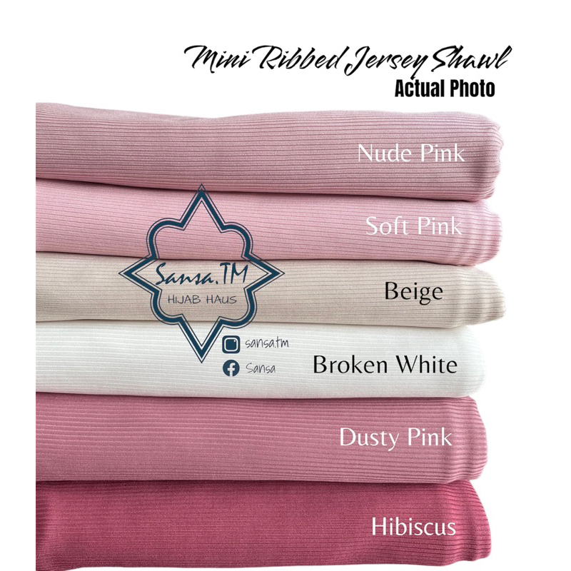 shawl jersey ribbed