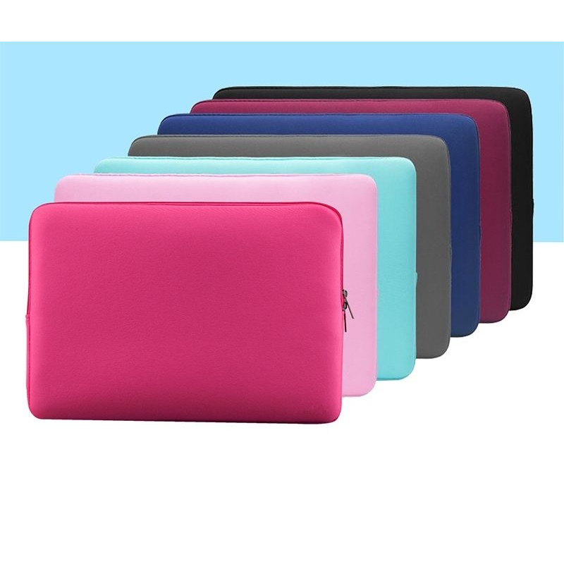 High Quality Soft Laptop Sleeves Laptop Pouch 13 14 15 Inch Double