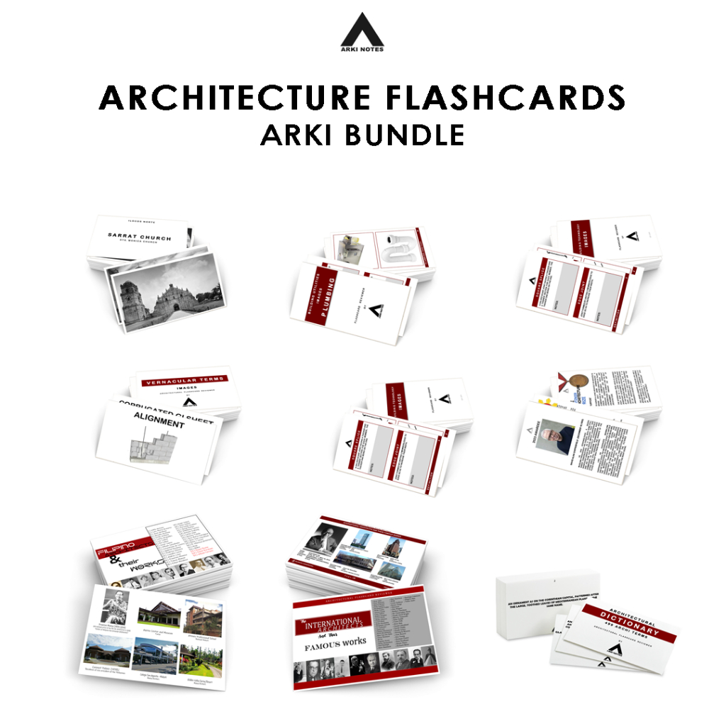 ARCHITECTURAL FLASHCARDS BUNDLES | Shopee Philippines