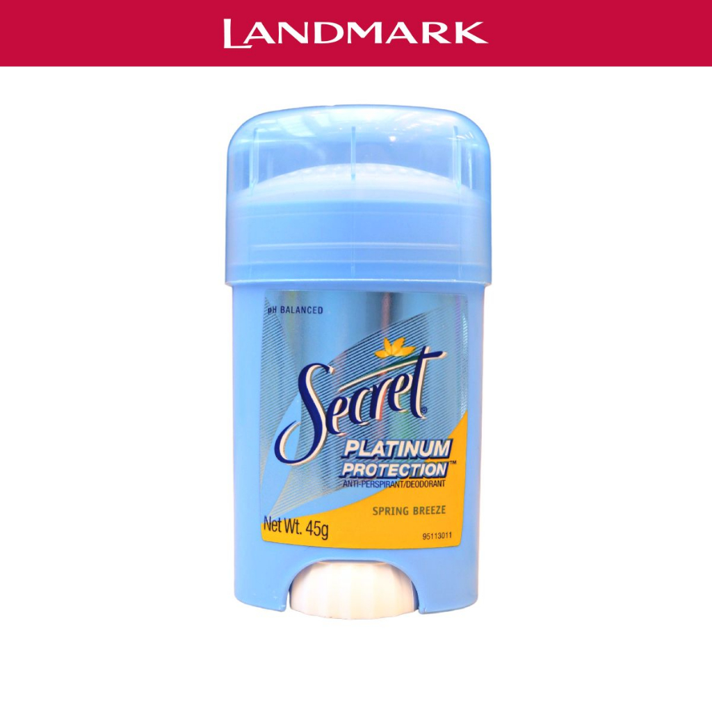 Secret Antiperspirant and Deodorant Platinum Cream Stick 45g Shopee