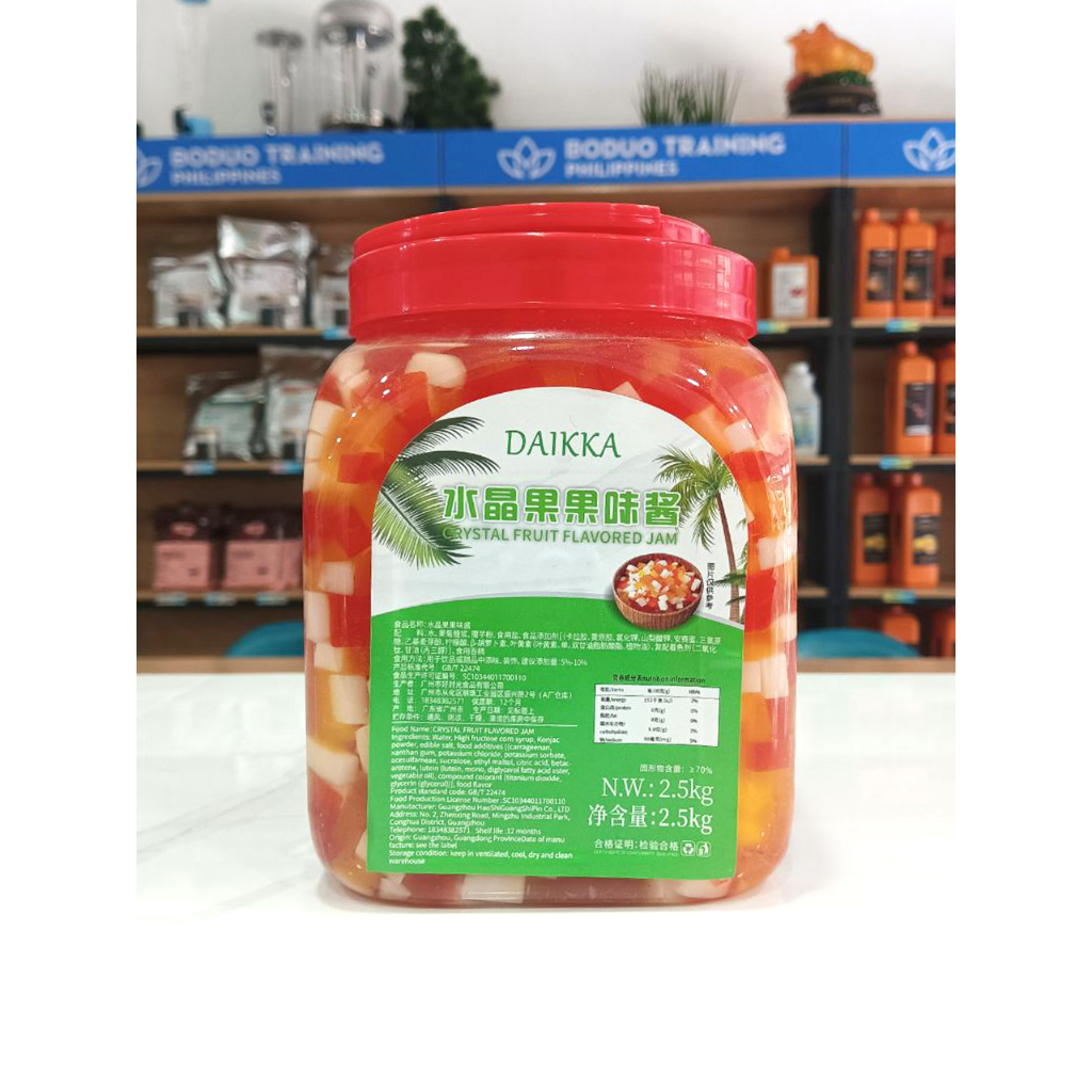 Daikka/Amax tea Nata de coco Strip Coconut Jelly Milk Tea Sinkers