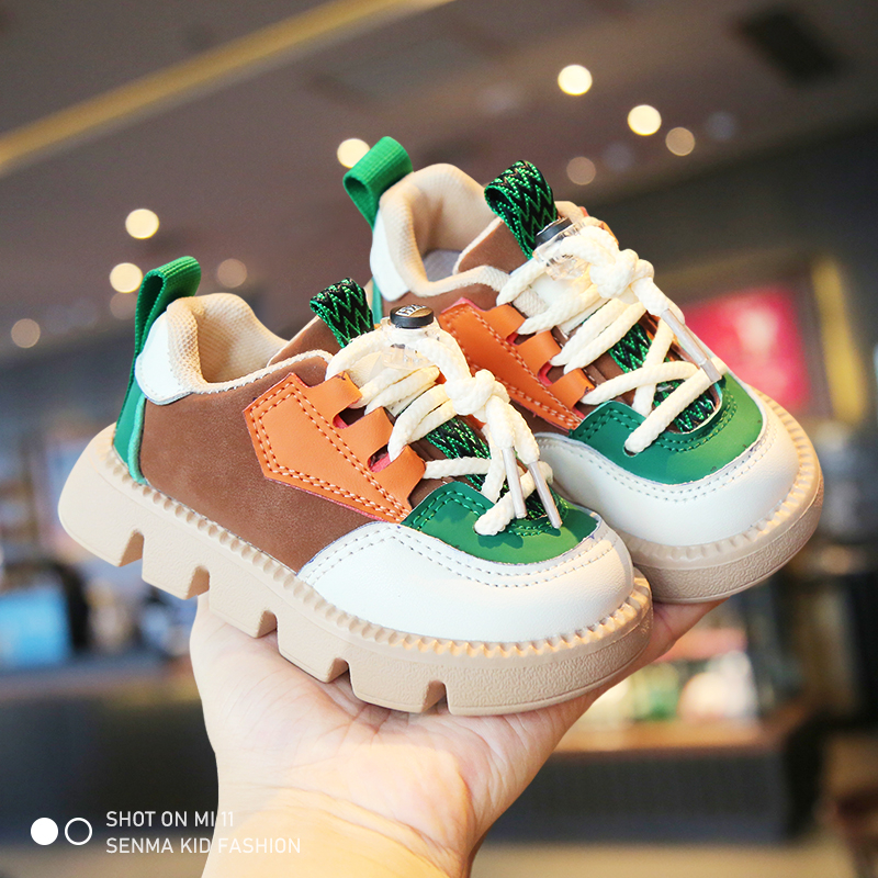 SENMA Korean Kids Shoes For Boys Rubber Shoes Girls Fashion Sneakers ...