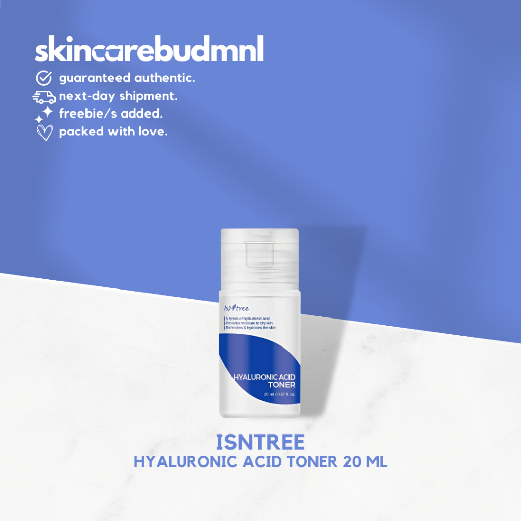 ISNTREE Hyaluronic Acid Toner 200 ml 20 ml by skincarebudmnl Shopee