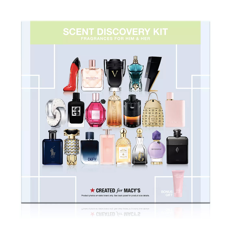 AUTHENTIC/ORIGINAL Macys 21Pc. Fragrance Perfume Sampler Decant Set