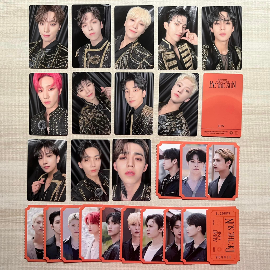 SEVENTEEN World Tour Be The Sun Seoul DVD Photocards PC Tingi