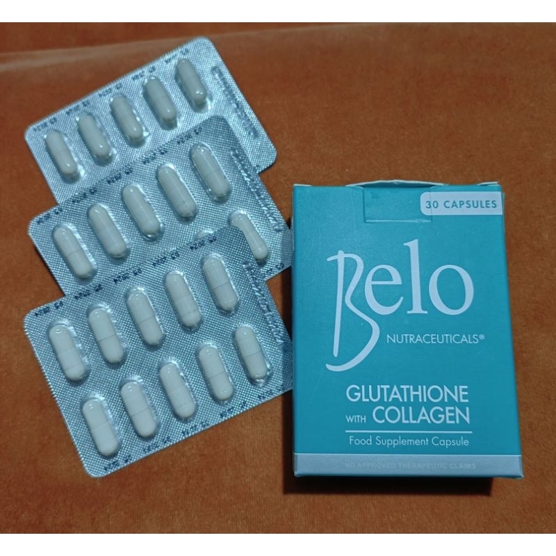 Belo Nutraceuticals Glutathione + Collagen 30 Capsules | Shopee Philippines