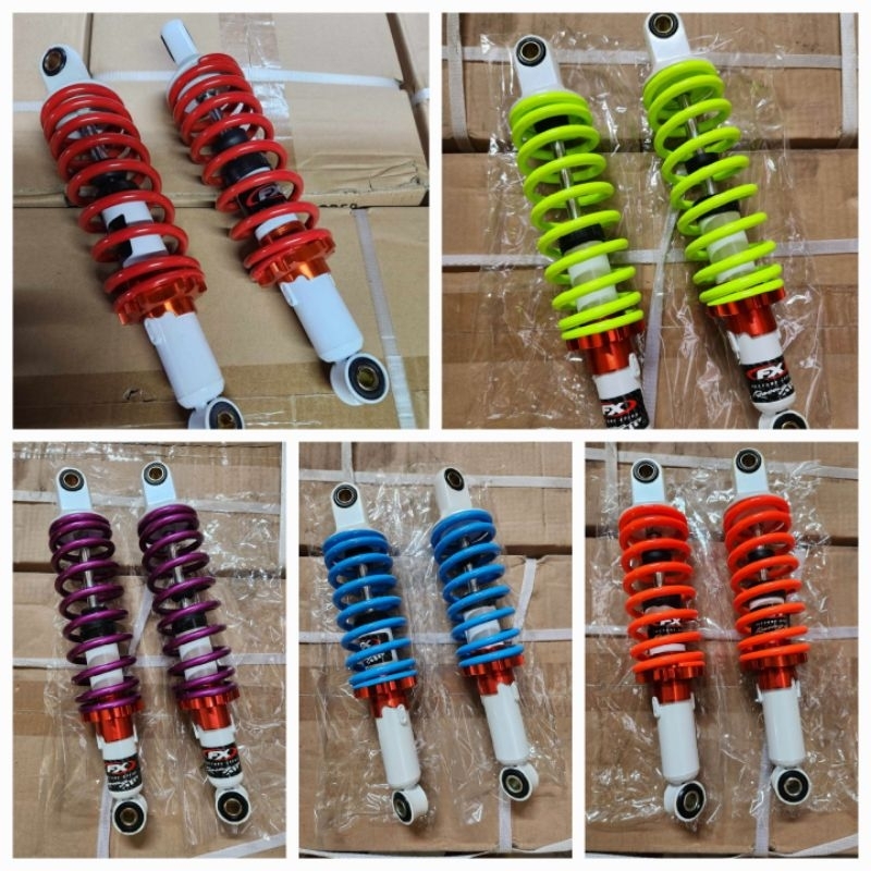 Candy Colored Rear Shock Absorber 280mm XRM, Wave, Smash, Motorstar ...