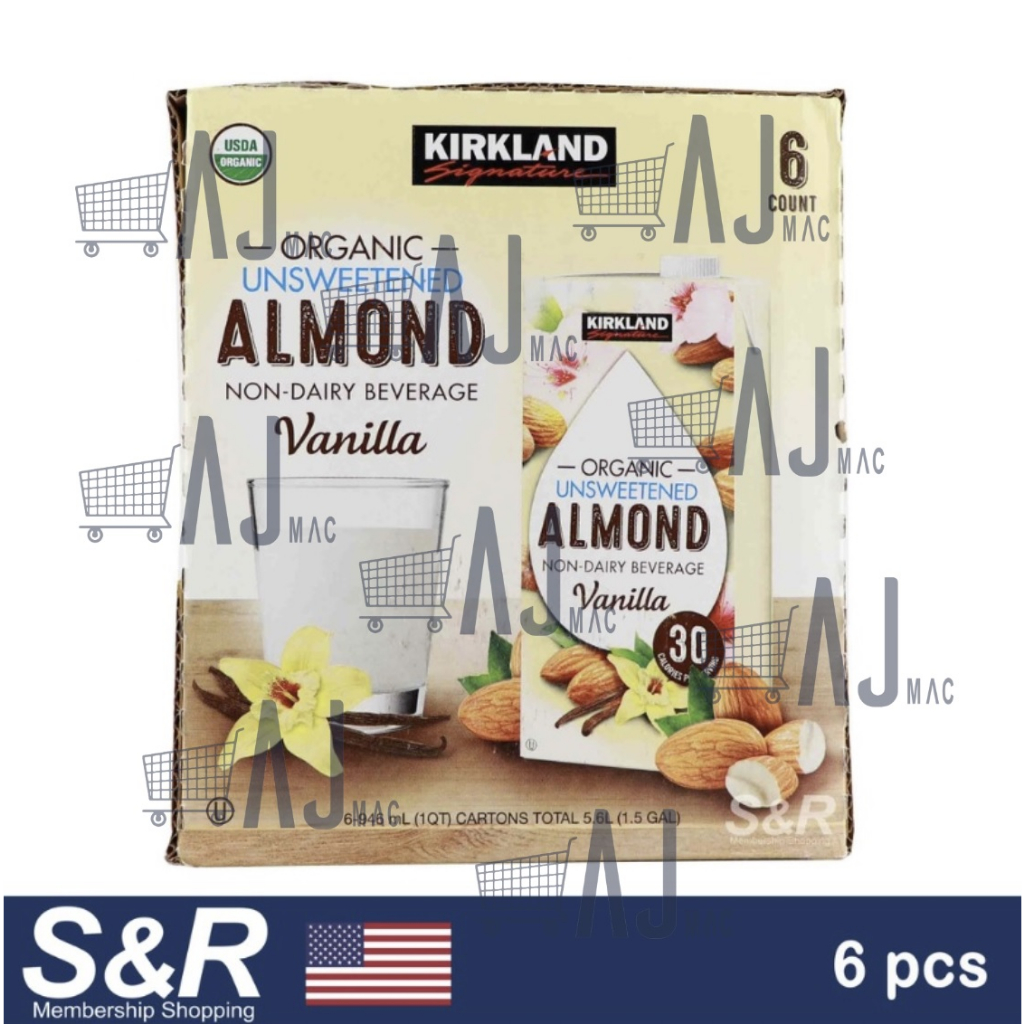 Kirkland Signature Organic Unsweetened Almond NonDairy Beverage