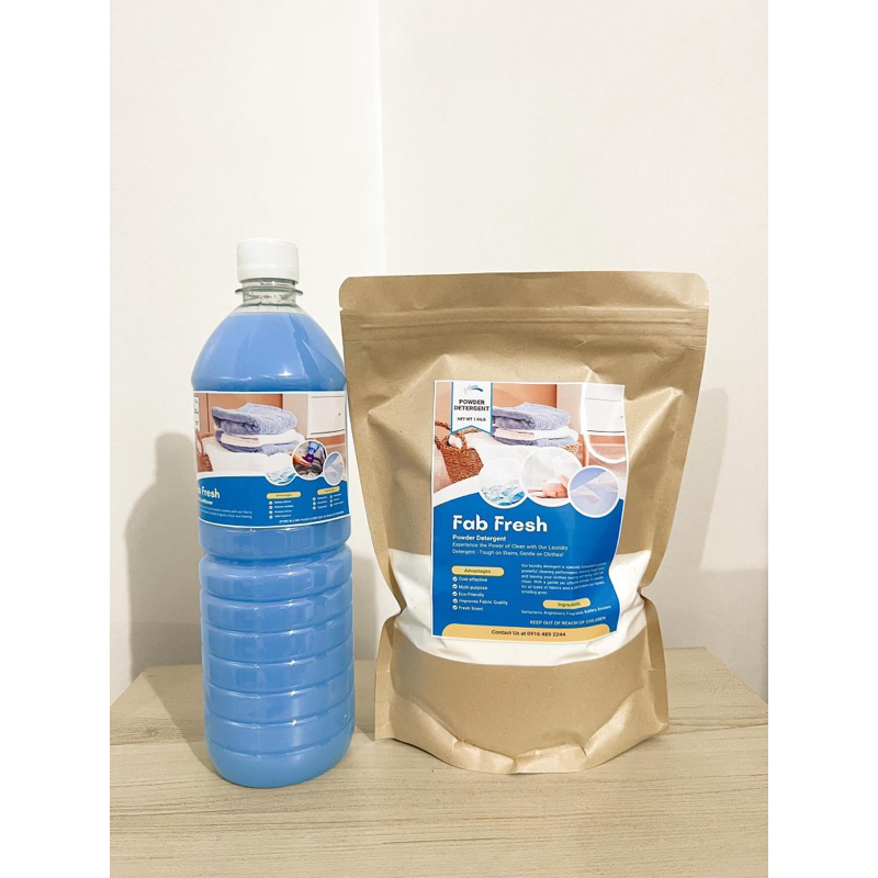Detergent and Fabric Conditioner (FabFresh) | Shopee Philippines