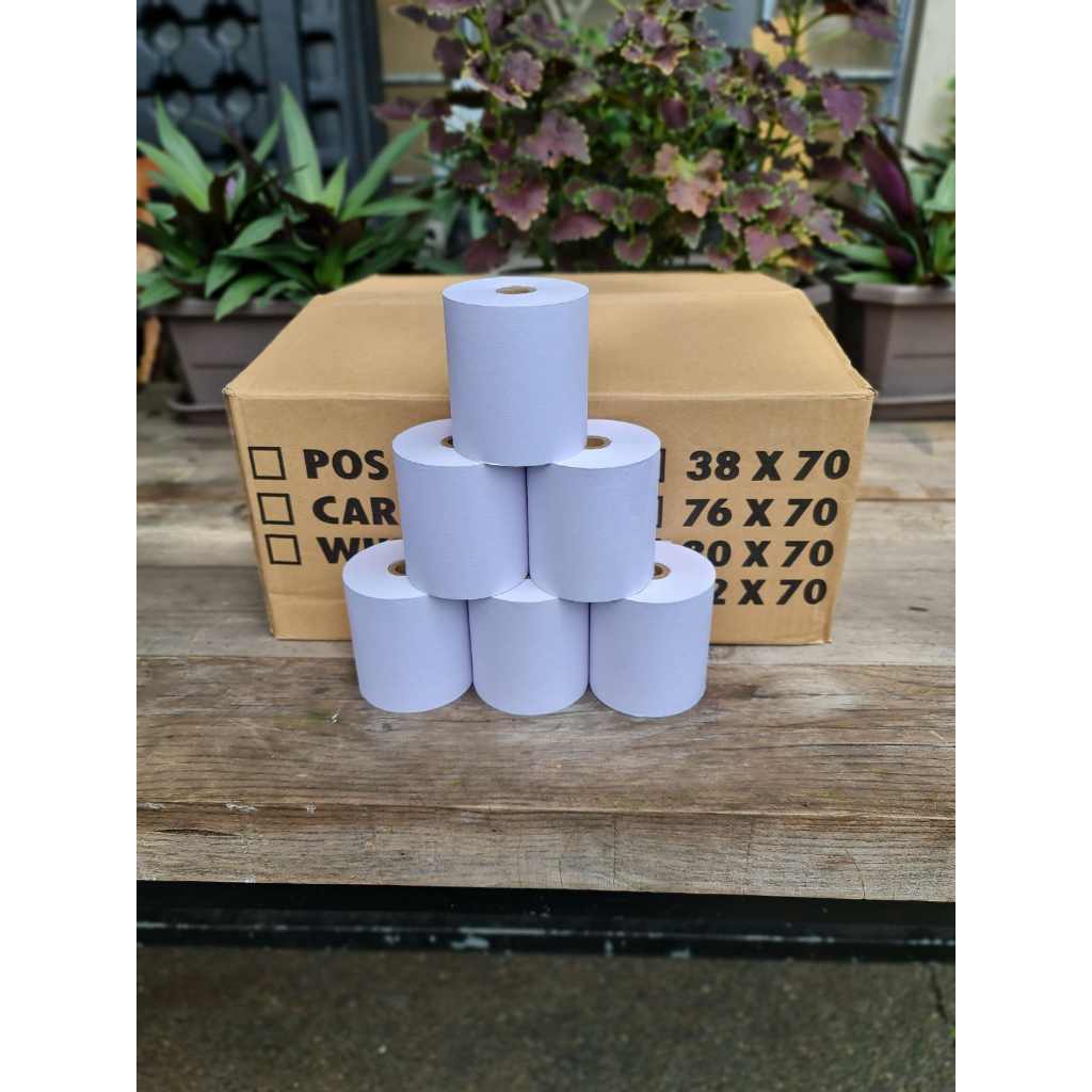1 Box 76mm x 70mm POS Journal Paper 1ply - 50 Rolls | Shopee Philippines