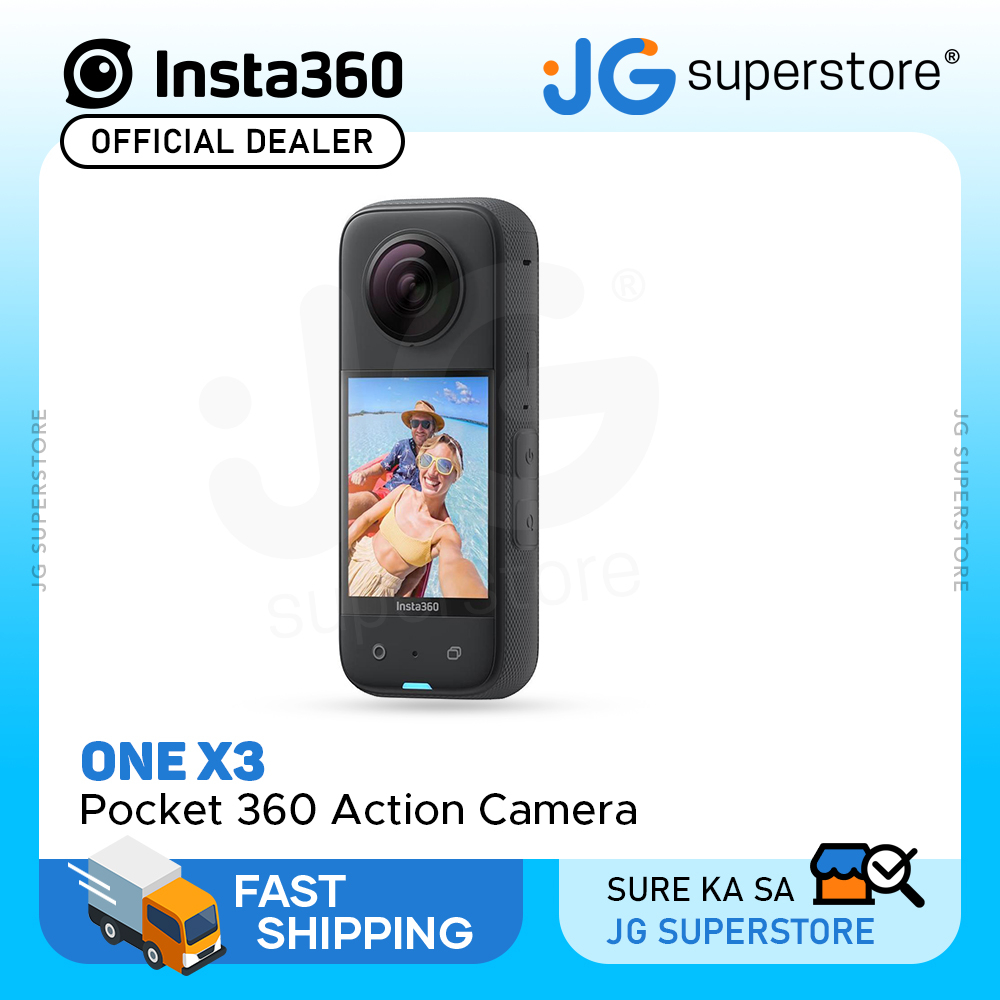 Insta360 ONE X3 Pocket 360 Waterproof Action Camera With Bluetooth 5.0 ...