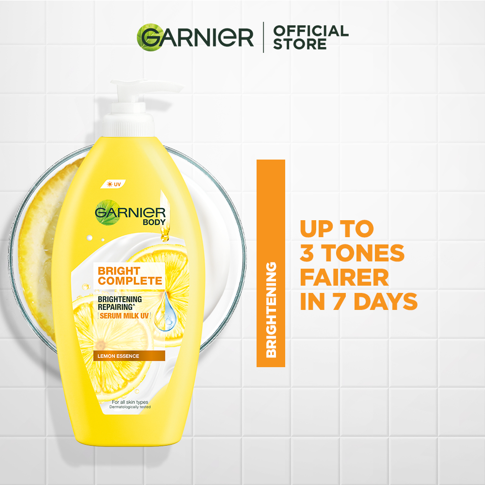 Garnier Bright Complete Body Lotion Brightening Moisturizing 400ml
