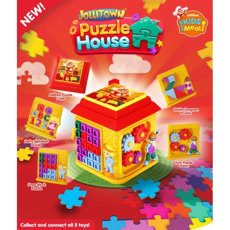 Jollibee Jollitown Puzzle House Shopee Philippines