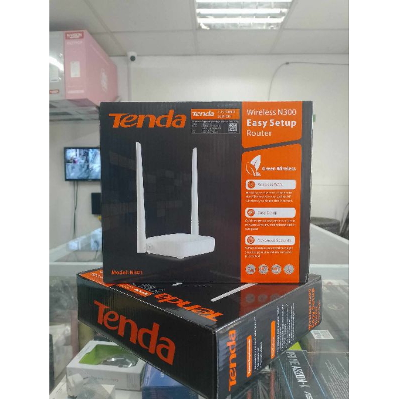 TENDA N301 WIRELESS N300 ROUTER | Shopee Philippines